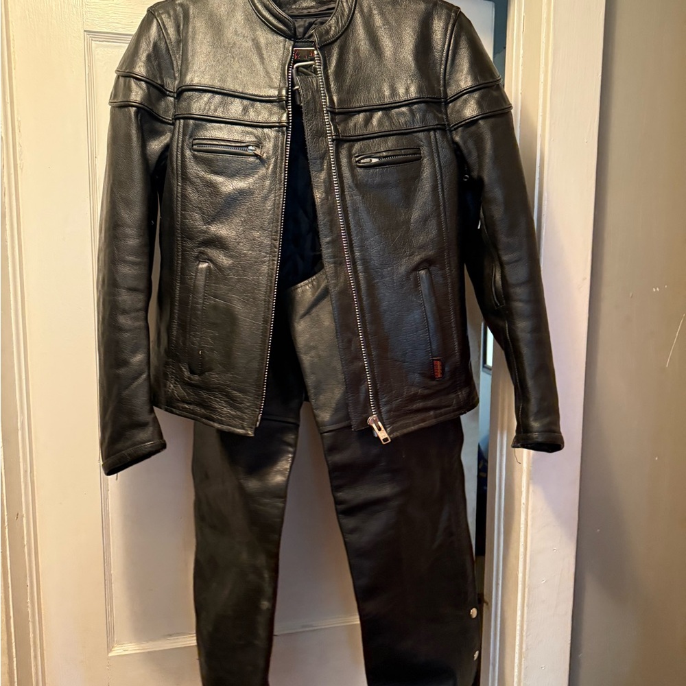 Unik Black Leather Jacket